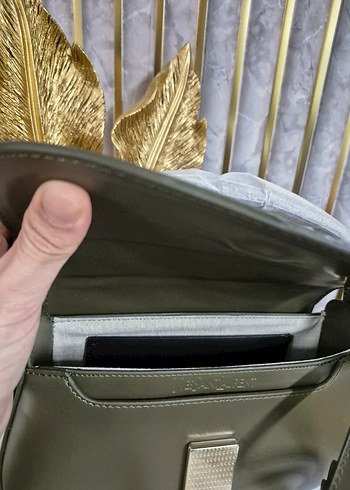 YSL  Haki Deri   Kadın Çanta - Görsel 13