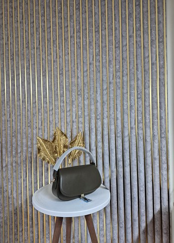 YSL  Haki Deri   Kadın Çanta - Görsel 8