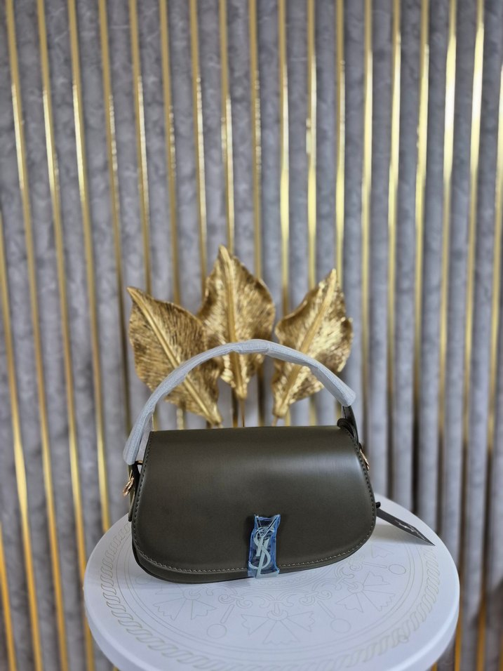 YSL  Haki Deri   Kadın Çanta - Görsel 2