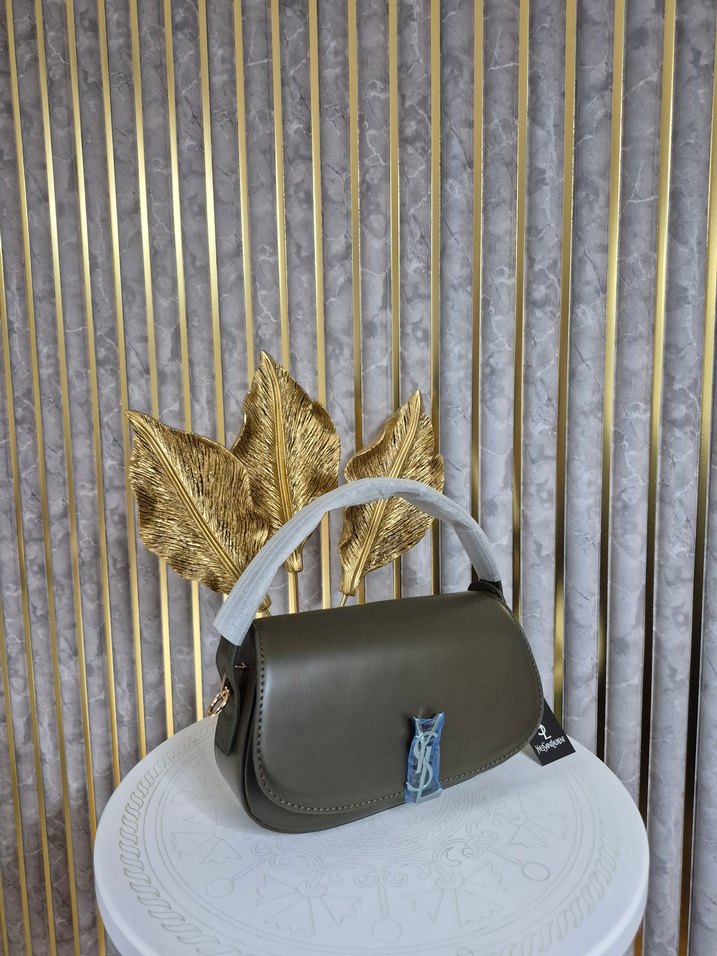 YSL  Haki Deri   Kadın Çanta - Görsel 4