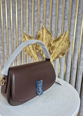 YSL Kahverengi Deri Kadın Çanta - Görsel 5