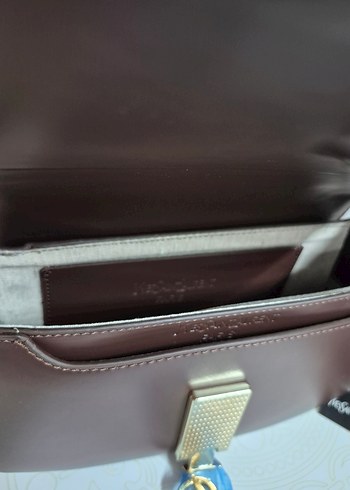 YSL Kahverengi Deri Kadın Çanta - Görsel 15