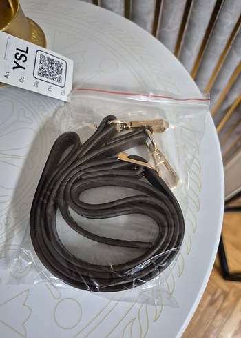 YSL Kahverengi Deri Kadın Çanta - Görsel 11