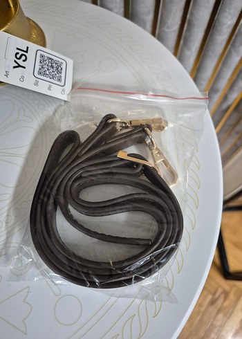 YSL Kahverengi Deri Kadın Çanta - Görsel 10