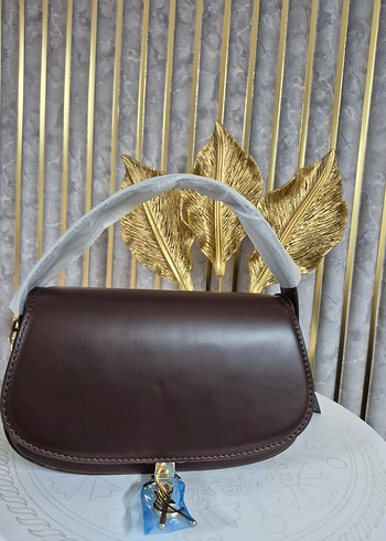 YSL Kahverengi Deri Kadın Çanta - Görsel 6