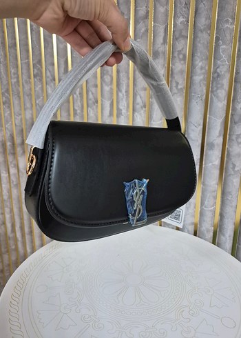 YSL Siyah  Deri Kadın Çanta - Görsel 6