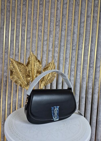 YSL Siyah  Deri Kadın Çanta - Görsel 12