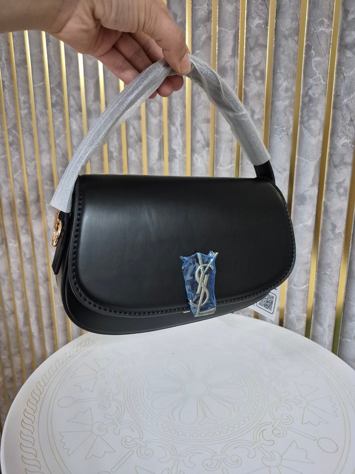 YSL Siyah  Deri Kadın Çanta - Görsel 5