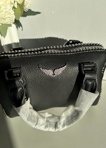 Siyah  Zadig Speedy Deri Kadın Çapraz Çanta - Görsel 5