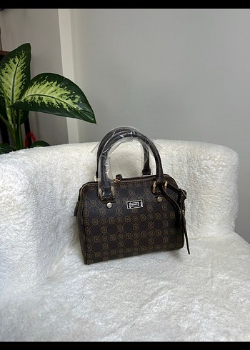 Kahverengi  Vakko Speedy Deri Tokalı Kadın Çanta - Görsel 4