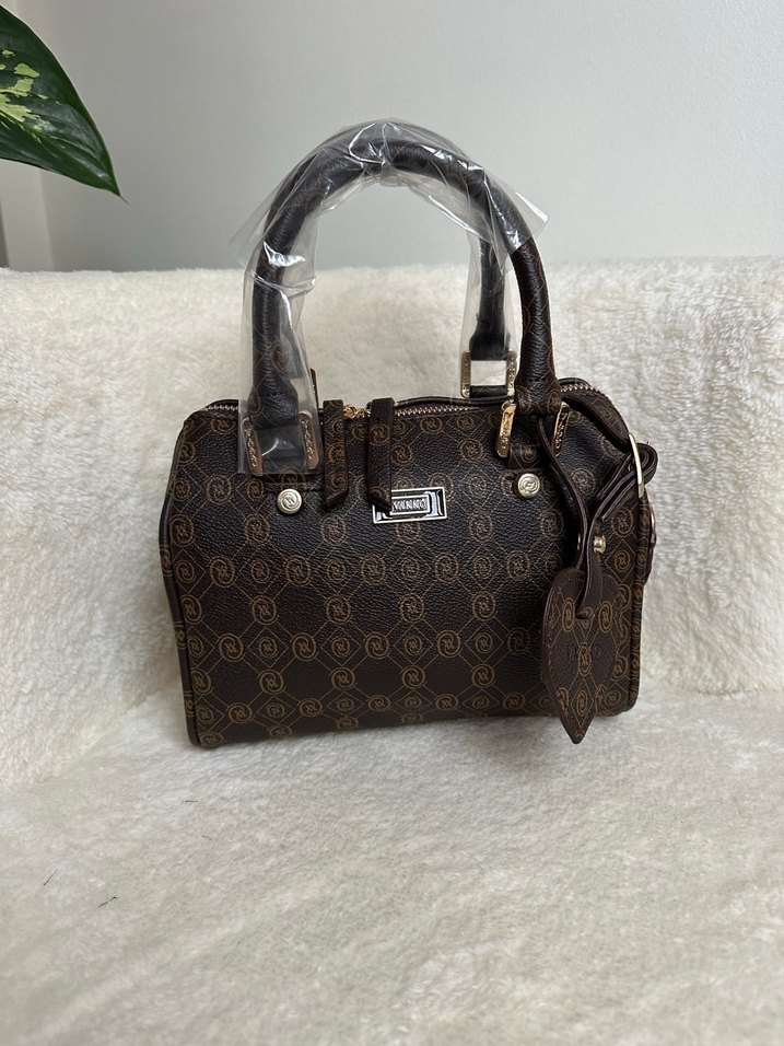 Kahverengi  Vakko Speedy Deri Tokalı Kadın Çanta - Görsel 2