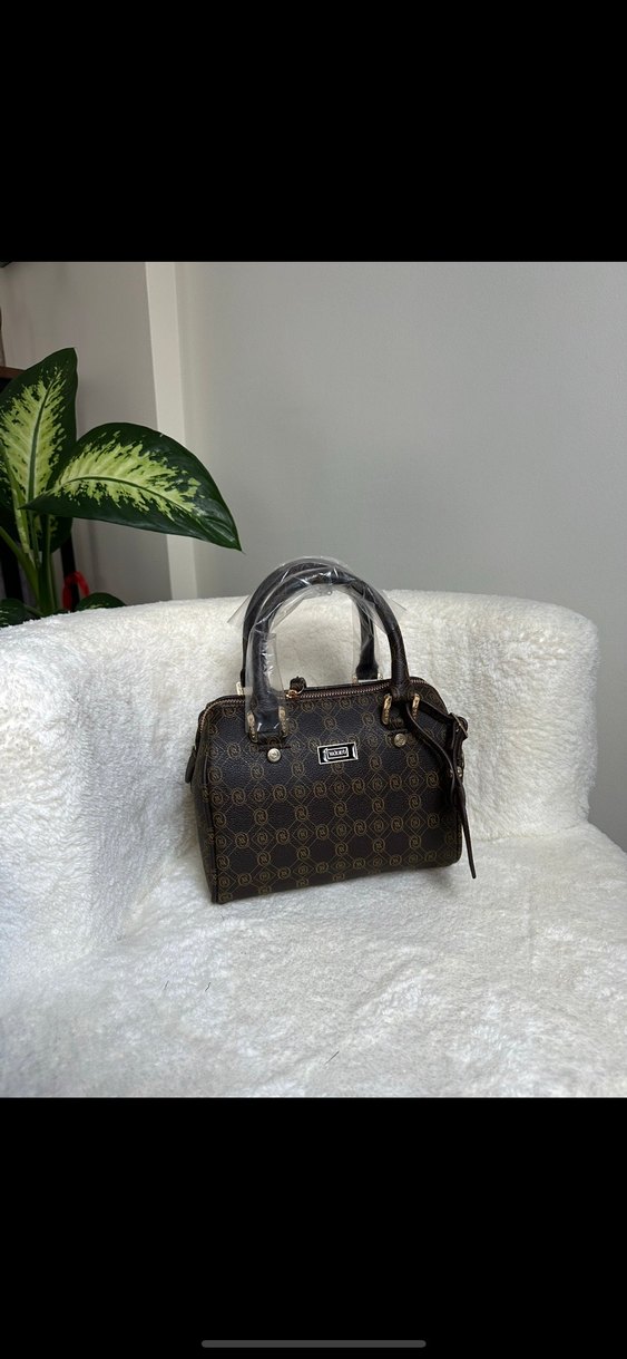 Kahverengi  Vakko Speedy Deri Tokalı Kadın Çanta - Görsel 4