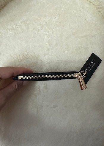 VAKKO Siyah Deri Fermuarlı Erkek Cüzdanı - Görsel 4