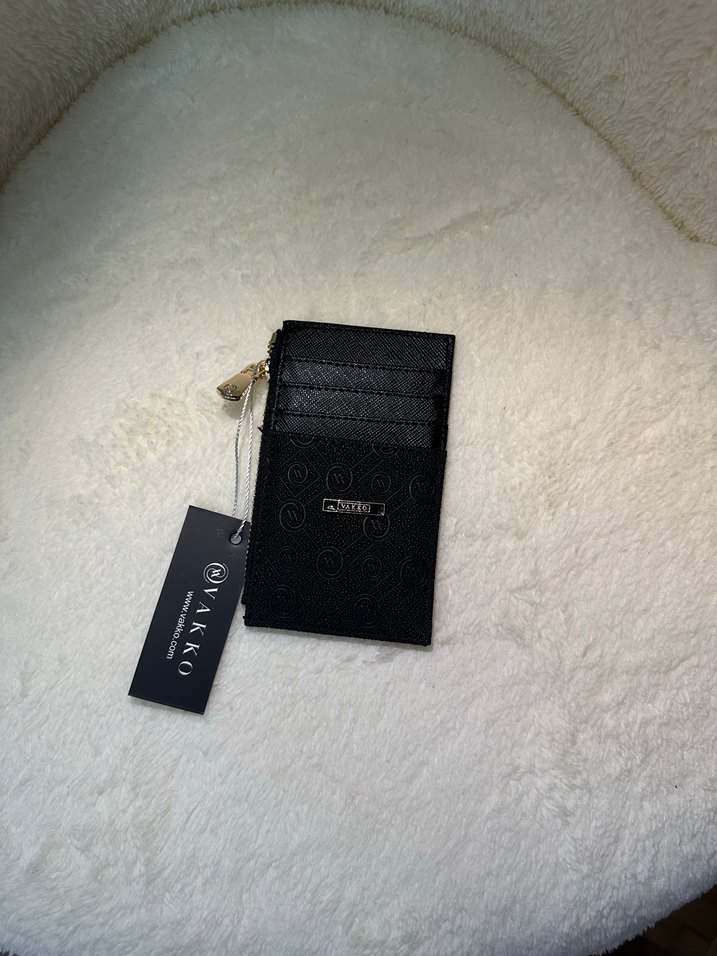 VAKKO Siyah Deri Fermuarlı Erkek Cüzdanı - Görsel 2