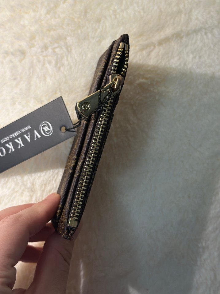 VAKKO Kahverengi Erkek Deri Fermuarlı Cüzdan - Görsel 3