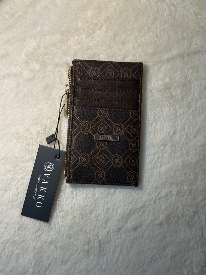 VAKKO Kahverengi Erkek Deri Fermuarlı Cüzdan - Görsel 2