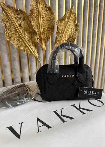 Vakko Vakko Siyah Deri Kadın Çanta