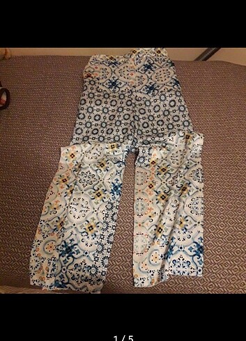 Zara saten pantolon