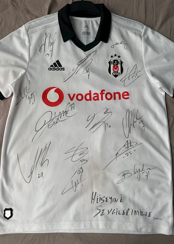 m Beden Erkek Beyaz Beşiktaş İmzalı Forma