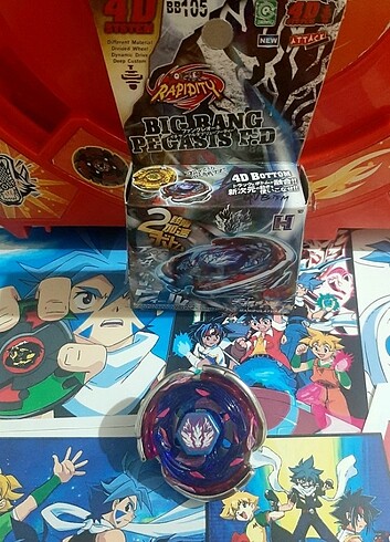  Beden Pegasus Beyblade Seti