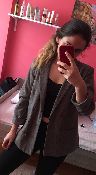 m Beden kahverengi Renk Topshop blazer