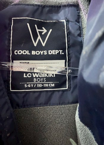 Erkek Çocuk Koyu Mavi Kapüşonlu Mont - Görsel 2