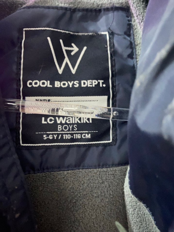 Erkek Çocuk Koyu Mavi Kapüşonlu Mont - Görsel 2