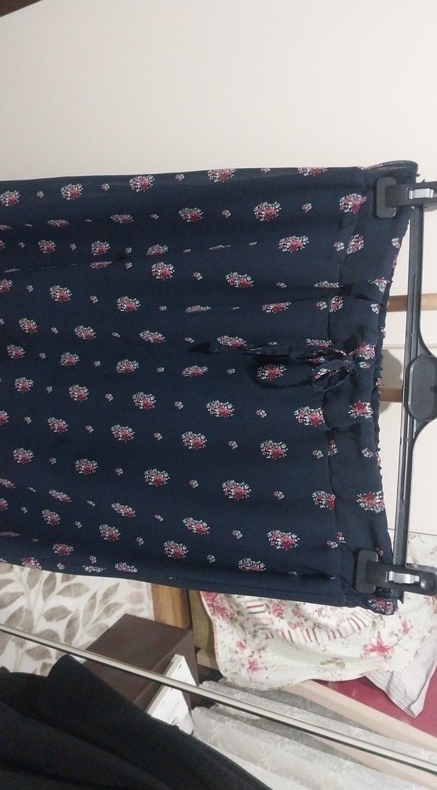 Bohem Tarzı Lacivert Uzun Etek - Görsel 3