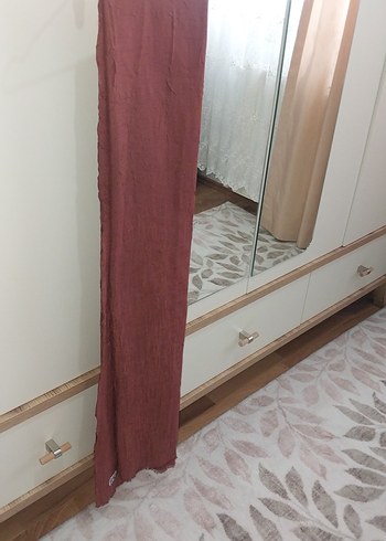 Bambu kumaş iç göstermez kullanımı rahat tesettüre uygun şal - Görsel 5