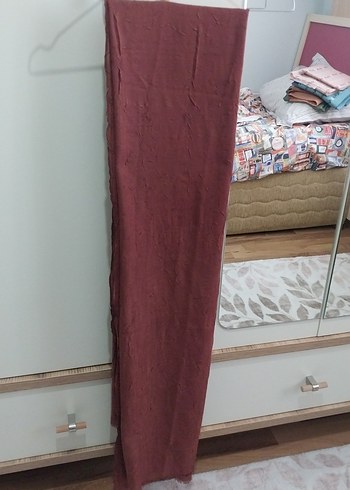 Bambu kumaş iç göstermez kullanımı rahat tesettüre uygun şal - Görsel 2