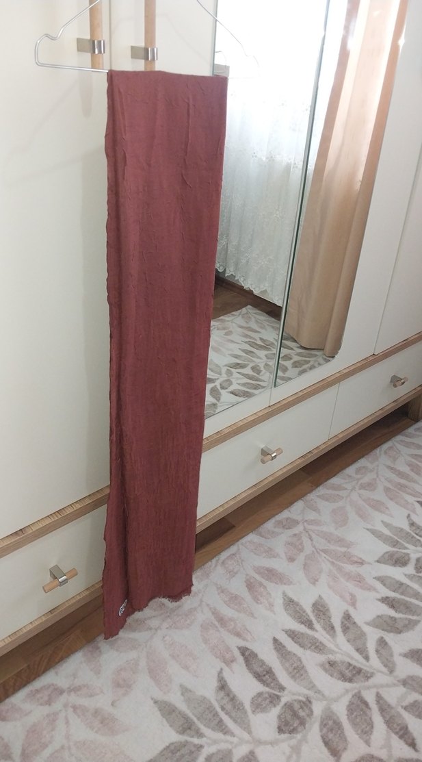 Bambu kumaş iç göstermez kullanımı rahat tesettüre uygun şal - Görsel 5