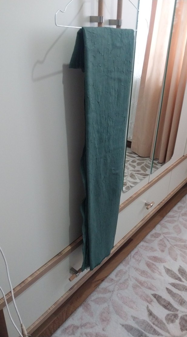 Diger Uzun Bambu  Turkuaz Şal - Görsel 5