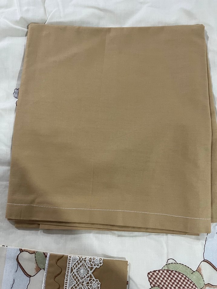 Nakışlı Pamuklu Çocuk Uyku Seti Bej - Görsel 3