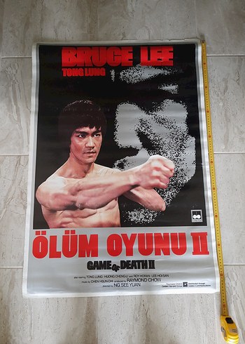 DEATH OF GAME II ÖLÜM OYUNU 2 BRUCE LEE KUŞE KAĞIT FİLM AFİŞİ