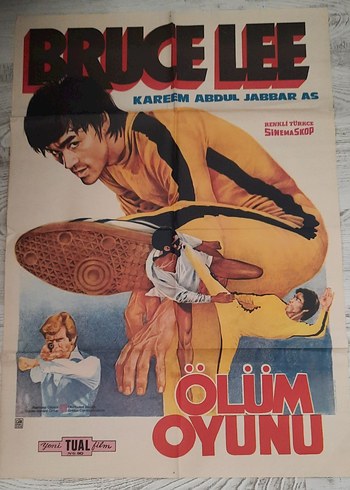 DEATH OF GAME ÖLÜM OYUNU BRUCE LEE ORİJİNAL DÖNEM FİLM AFİŞİ