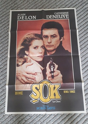 SOK Le Choc Film Afişi - Alain Delon & Catherine Deneuve