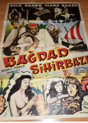 Bağdat Sihirbazı Dick Shawn Diana Baker Film Afişi