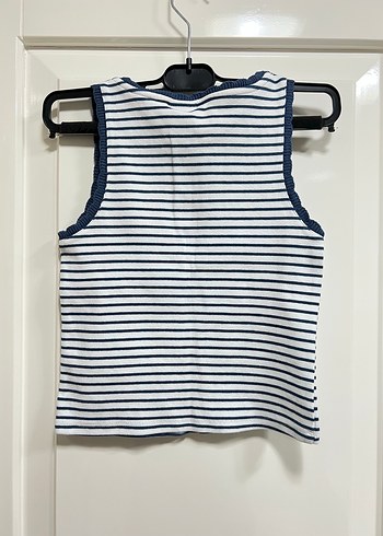 Çizgili Triko Atlet - Görsel 2