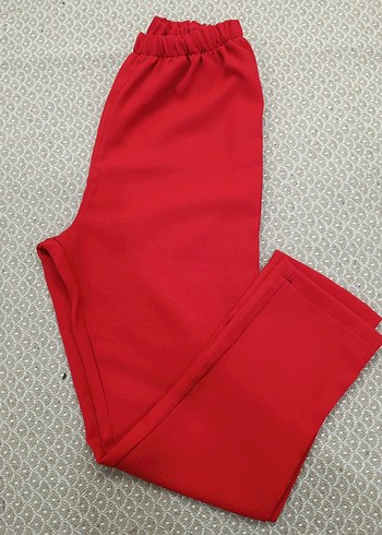 Kırmızı Zincir Detaylı Uzun ikili takım - Görsel 3