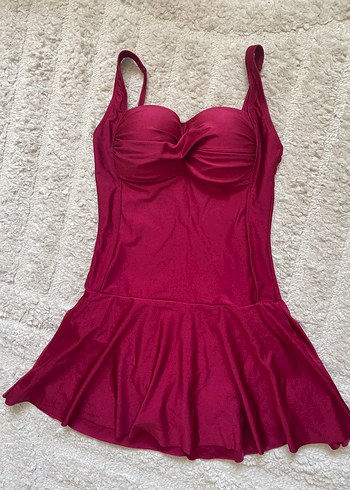 Bordo Kadın Mayo - Görsel 5