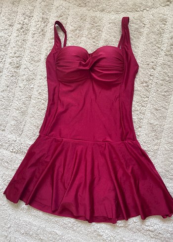 Bordo Kadın Mayo - Görsel 6