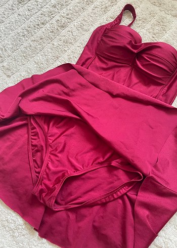 Bordo Kadın Mayo - Görsel 4