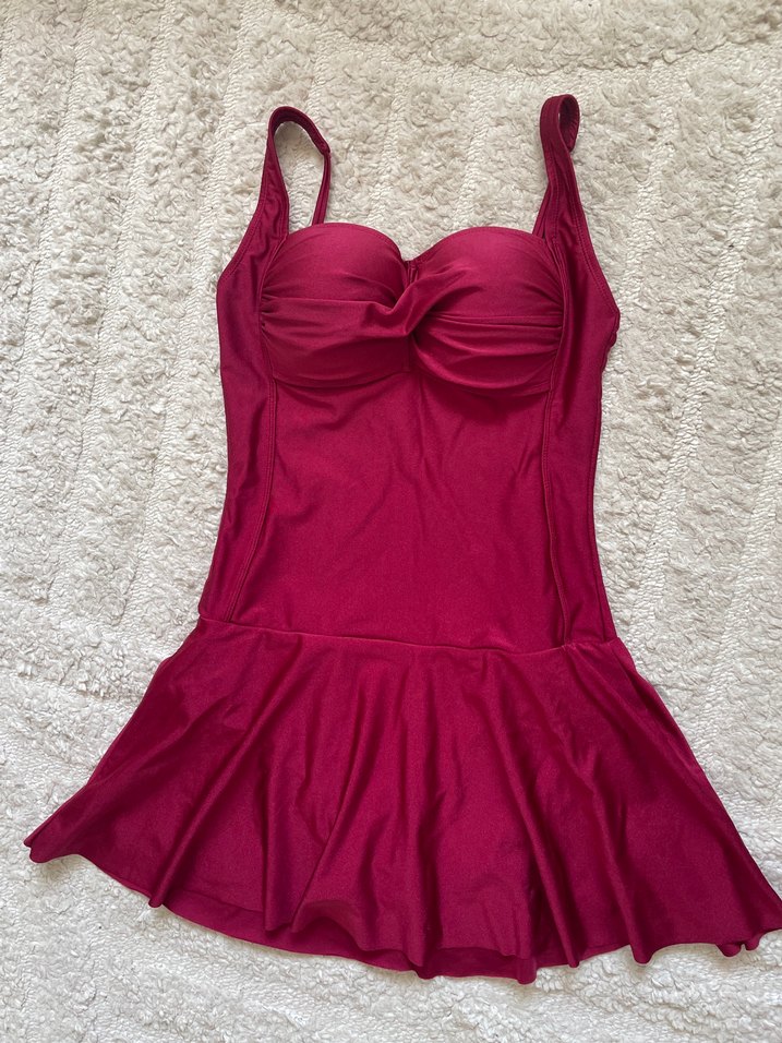 Bordo Kadın Mayo - Görsel 5