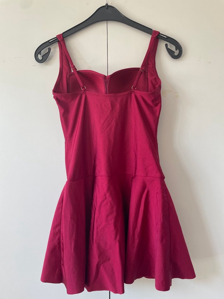 Bordo Kadın Mayo - Görsel 2