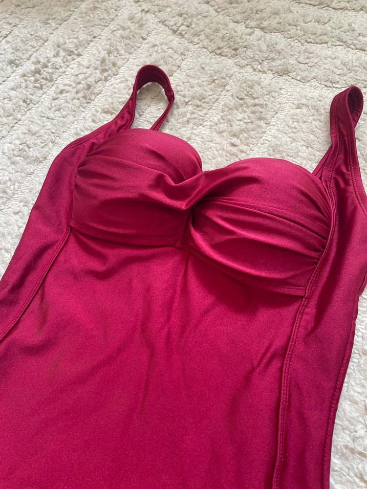 Bordo Kadın Mayo - Görsel 3