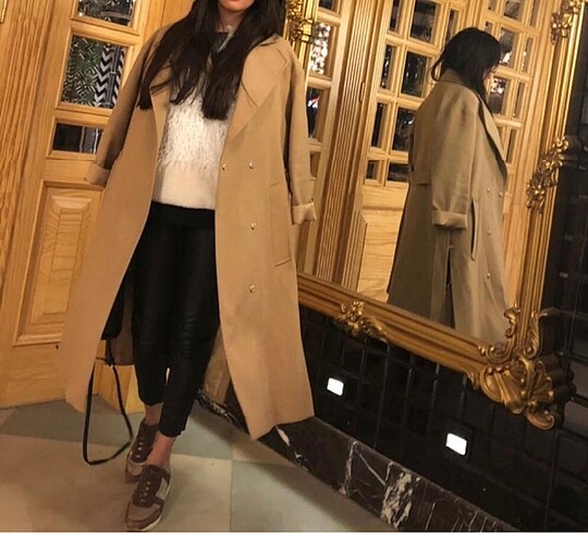 Diğer ZARA MODEL Blange marka camel kaban 36 beden