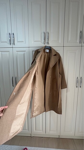 s Beden ten rengi Renk ZARA MODEL Blange marka camel kaban 36 beden