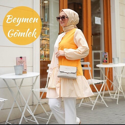 Merve Karaca beymen gömlek