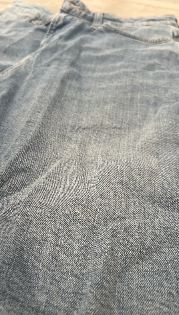 Mavi Düğmeli erkek jean şort - Görsel 3