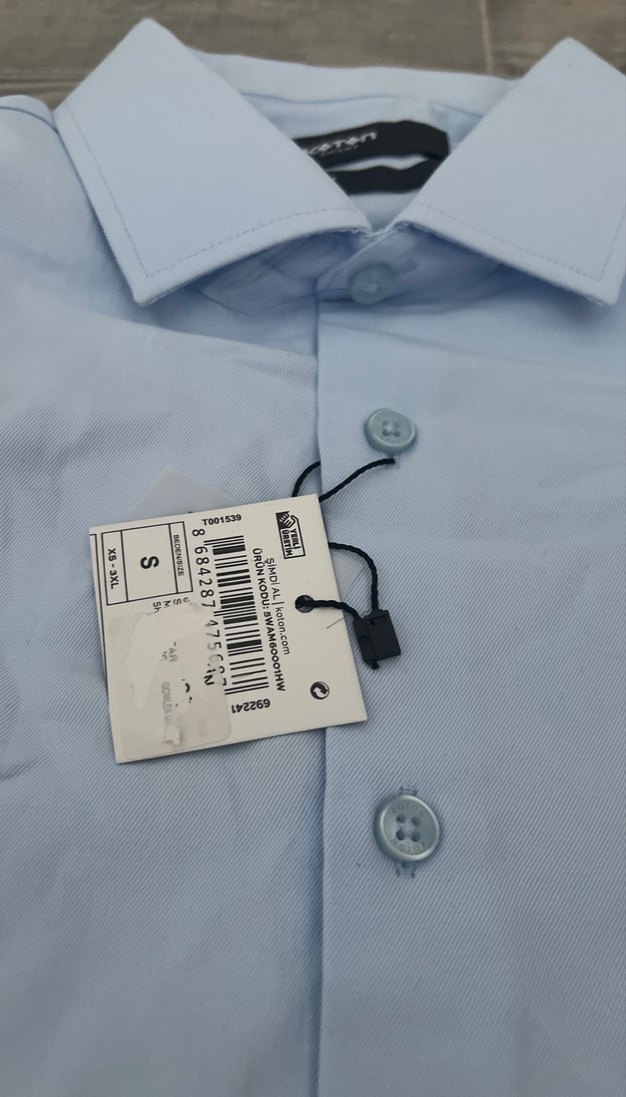 Mavi Erkek Uzun Kollu Gömlek - Görsel 3